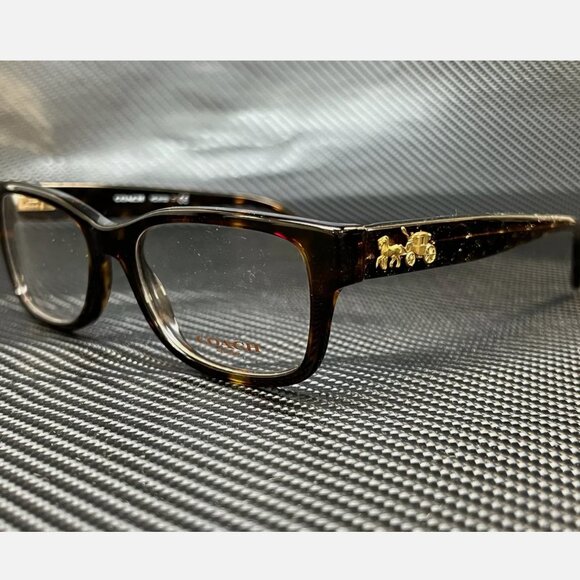 Coach Havana Rectangle 51mm Women's Eyeglasses - Picture 1 of 4